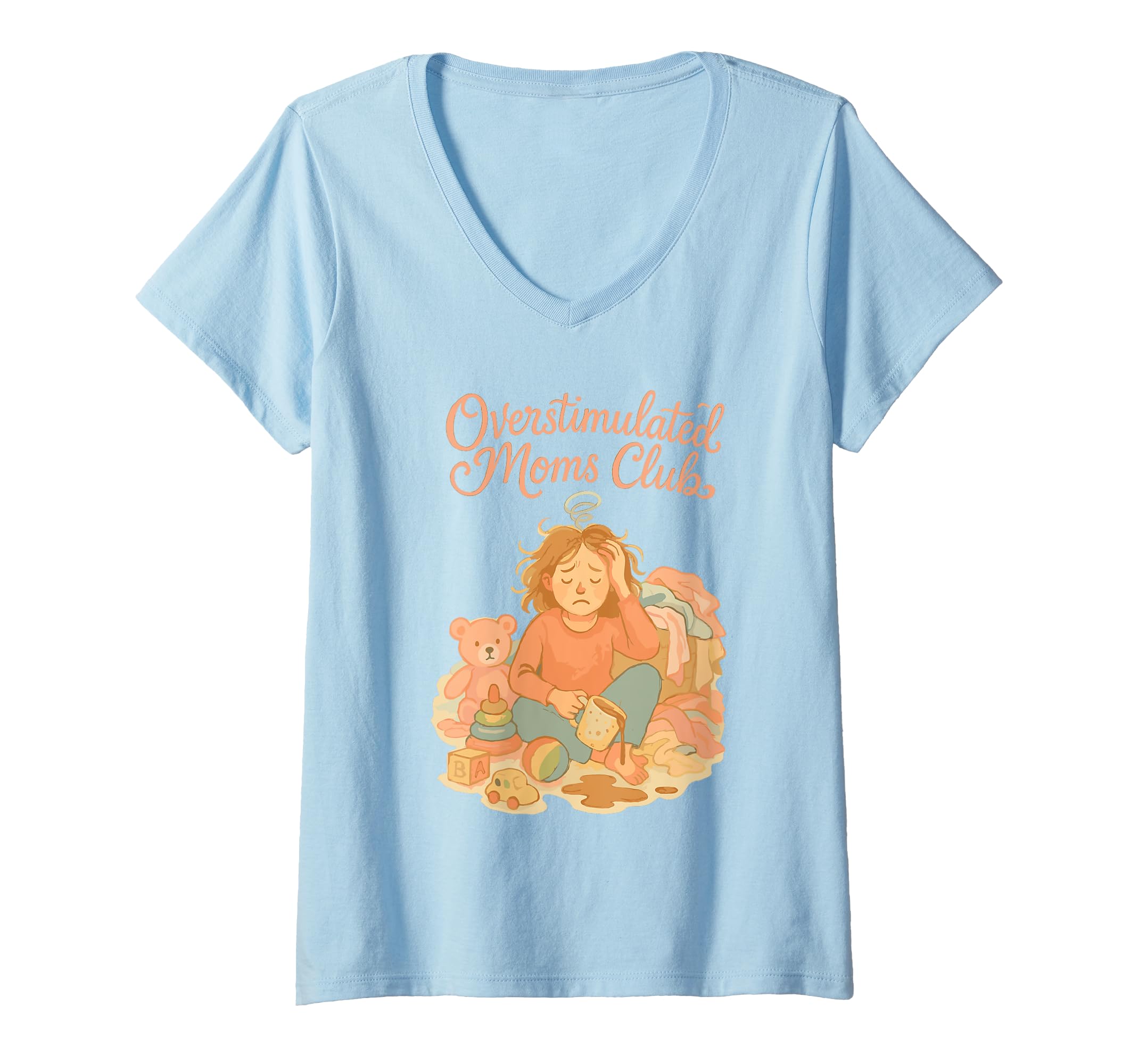 Groovy Overstimulated Moms Club Sweatshirt - Trendy Graphic for Adults - T-Shirt, Sweatshirt, Hoodie