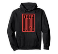 Keep Going Typography Mental Health Hoodie - Unique Graphic for Adults - T-Shirt, Sweatshirt, Hoodie