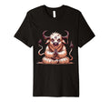 Meditation Yak Yoga Pose Relaxing Animal T-Shirt - Aesthetic Graphic Unisex - T-Shirt, Sweatshirt, Hoodie