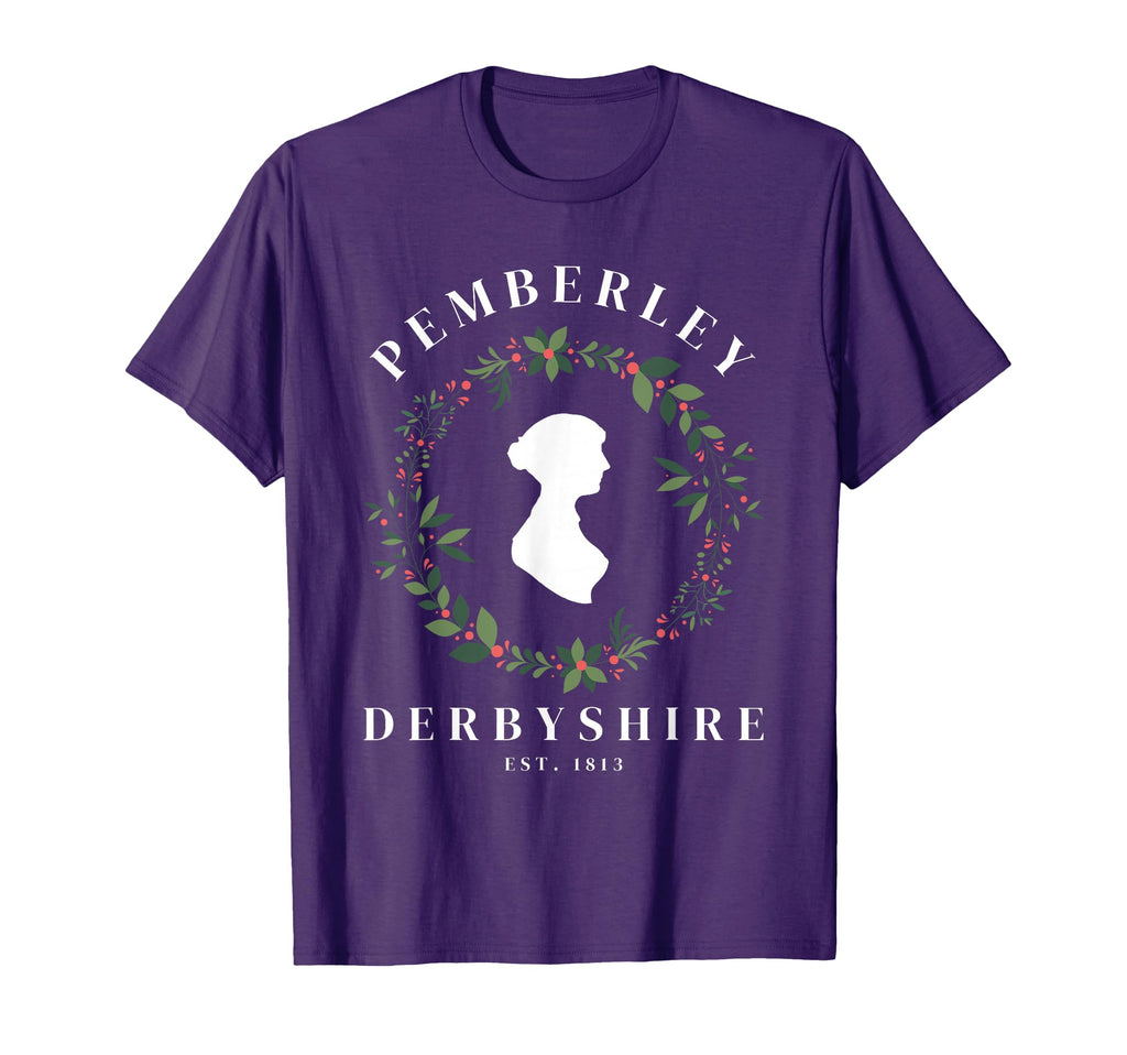 Pemberley Derbyshire 1813 Pride And T-Shirt - Novelty Apparel for Adults - T-Shirt, Sweatshirt, Hoodie