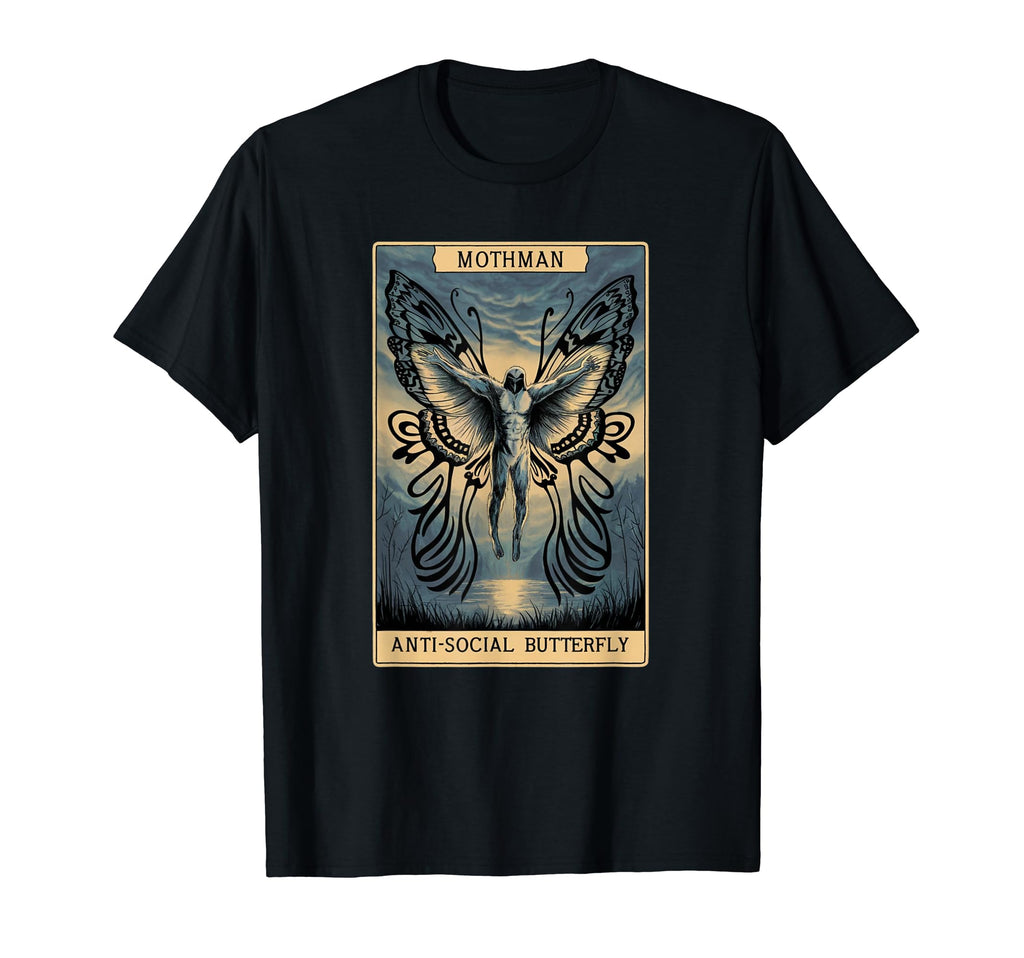 Antisocial Butterfly Fairy Grunge T-Shirt - Trendy Graphic Men Women - T-Shirt, Sweatshirt, Hoodie