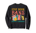 Read Banned Books Bookworm Book Sweatshirt - Minimalist Print Men Women - T-Shirt, Sweatshirt, Hoodie