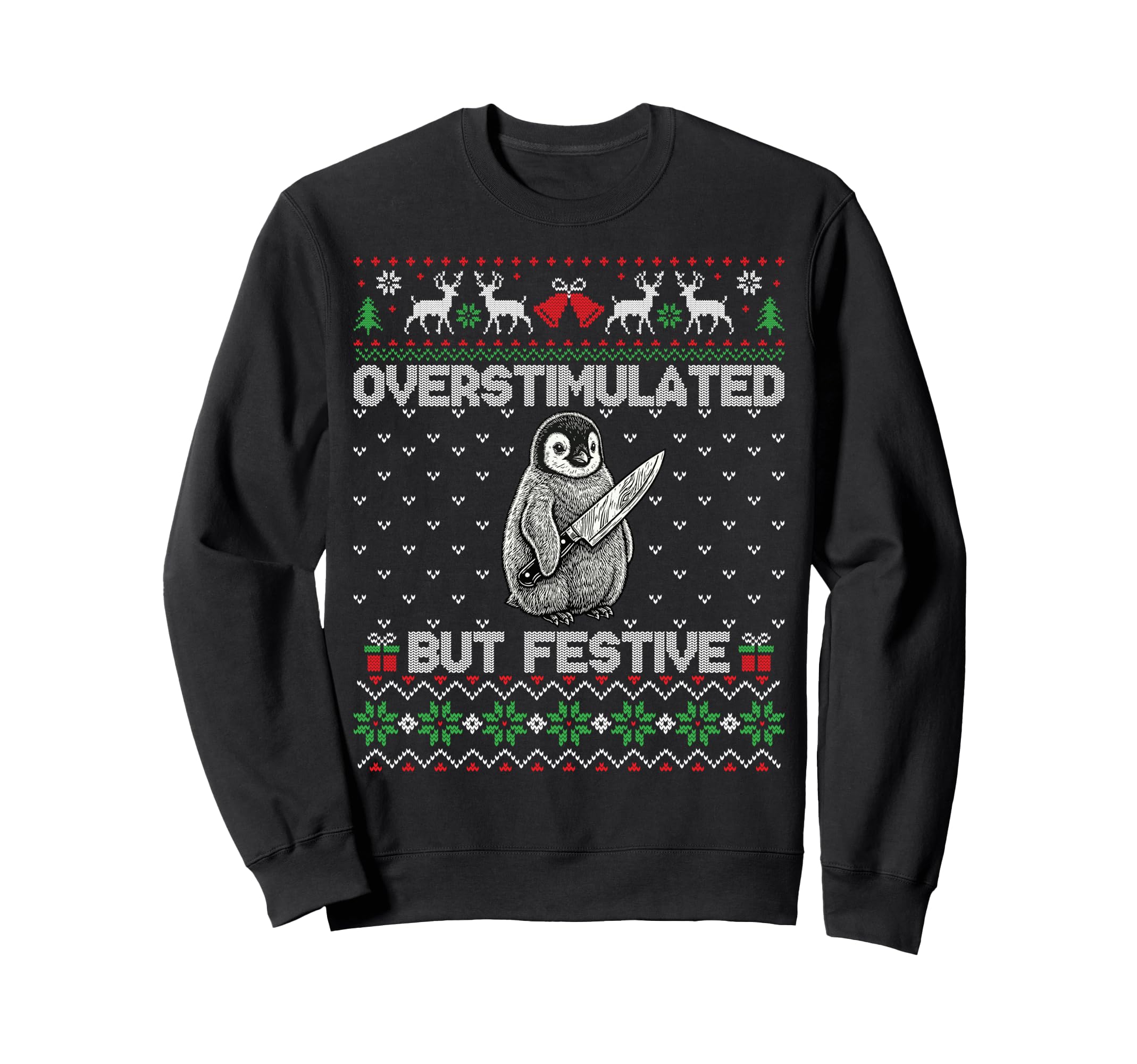 Funny Ugly Overstimulated But Sweatshirt - Casual Everyday Wear for Adults - T-Shirt, Sweatshirt, Hoodie