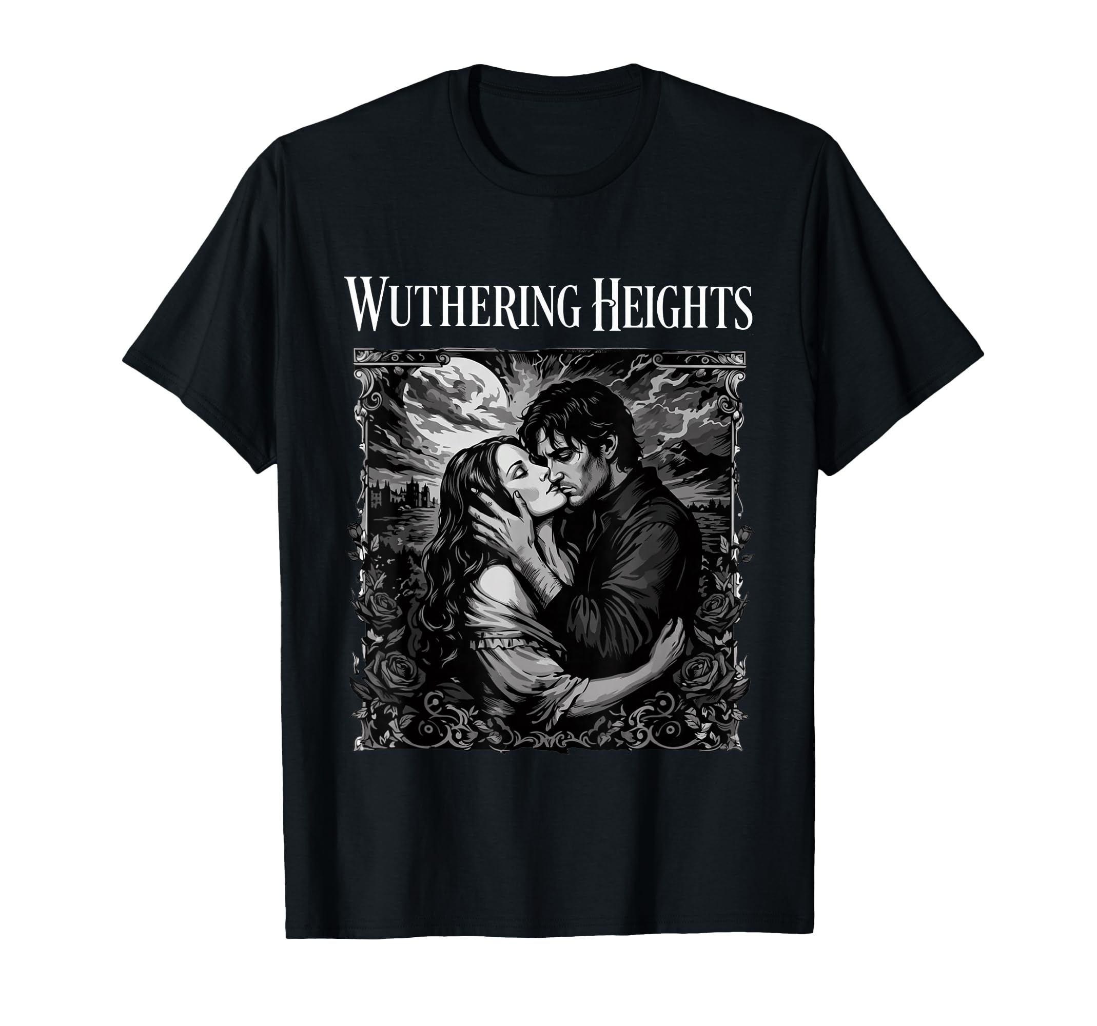 Wuthering Heights Gothic Book Lover T-Shirt - Custom Art Print Unisex - T-Shirt, Sweatshirt, Hoodie