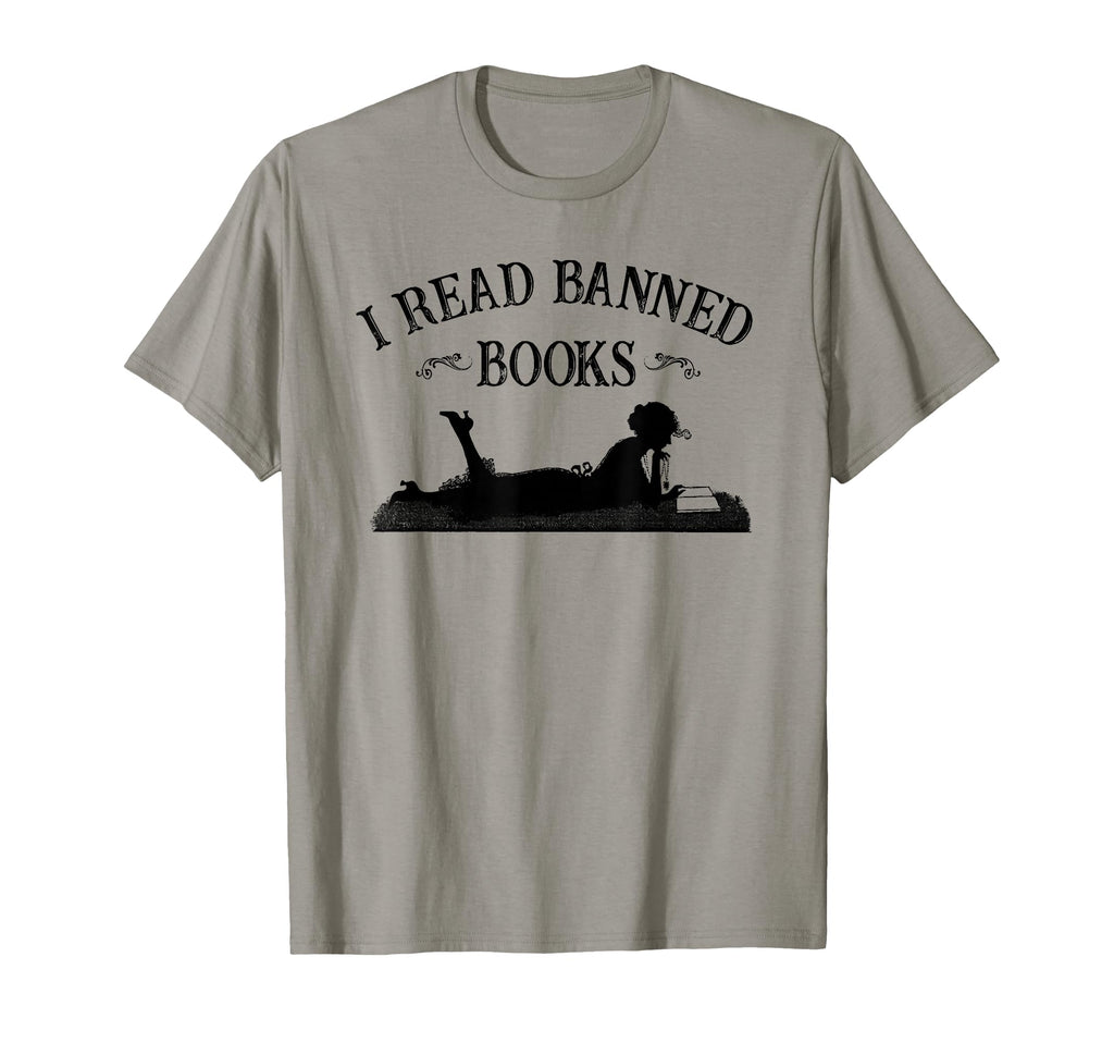 Womens I Read Banned Books Literature Lover T-Shirt - Unique Graphic Unisex - T-Shirt, Sweatshirt, Hoodie