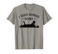 Womens I Read Banned Books Literature Lover T-Shirt - Unique Graphic Unisex - T-Shirt, Sweatshirt, Hoodie