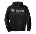 Overstimulated But Festive Possum Funny Hoodie - Graphic Print for Adults - T-Shirt, Sweatshirt, Hoodie