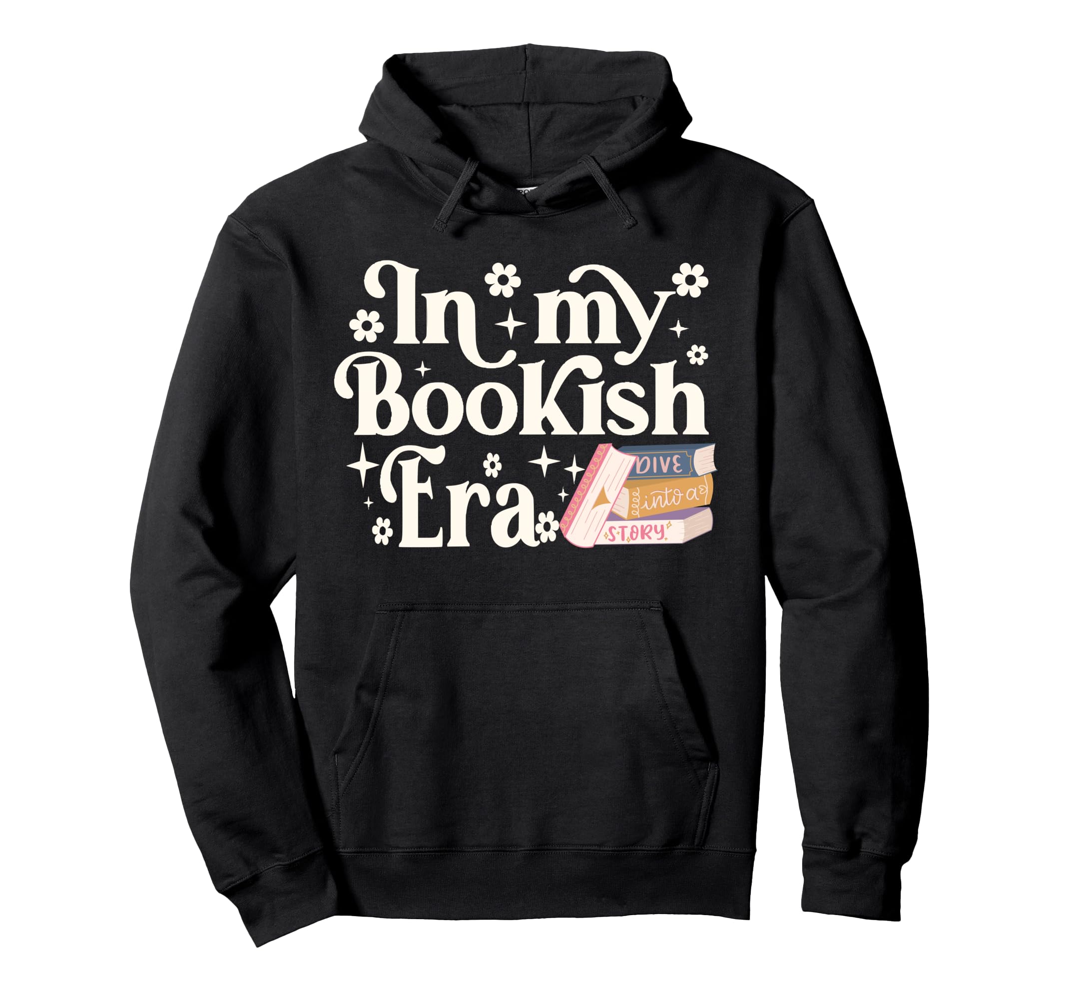 My Bookish Era Book Lover Hoodie - Aesthetic Graphic for Adults - T-Shirt, Sweatshirt, Hoodie