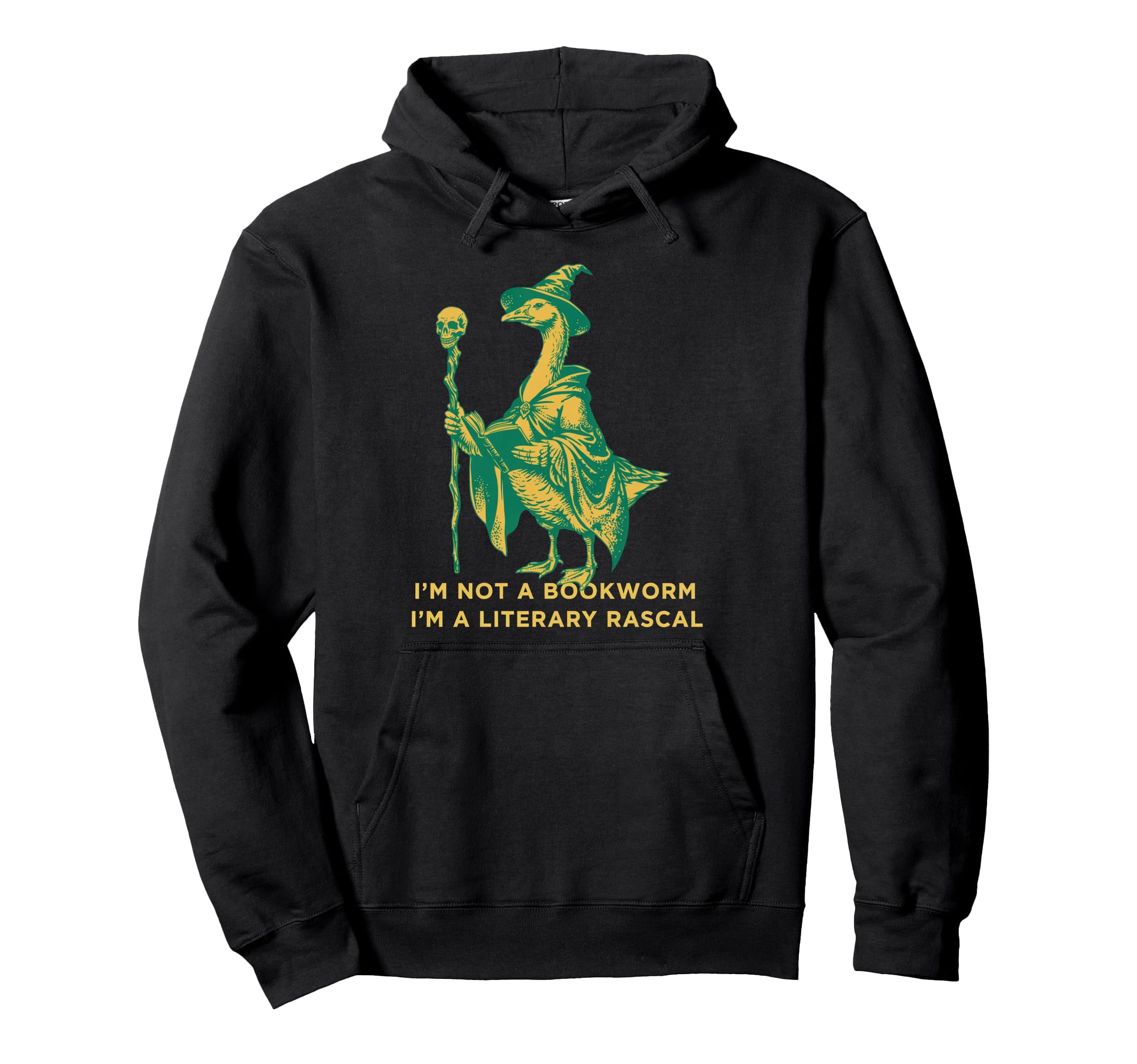 Im Not Bookworm Im Literary Rascal Hoodie - Minimalist Print Men Women - T-Shirt, Sweatshirt, Hoodie