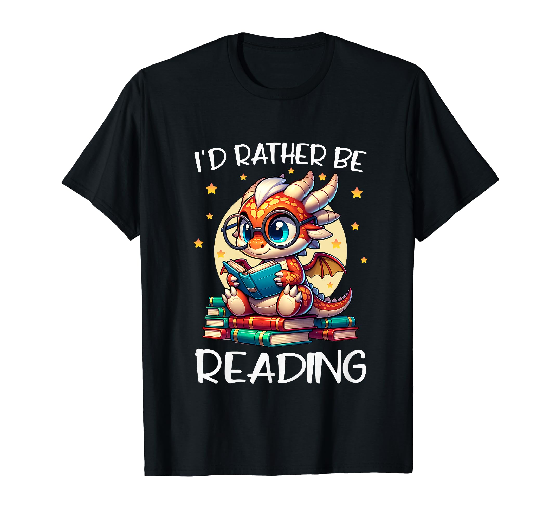 Id Rather Be Reading Book Dragon T-Shirt - Streetwear Style Men Women - T-Shirt, Sweatshirt, Hoodie