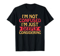 Overthinking Overthinker Funny Sarcasm T-Shirt - Unique Graphic Unisex - T-Shirt, Sweatshirt, Hoodie