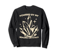 Crystal Healing Sage Crystal Sweatshirt - Minimalist Print for Adults - T-Shirt, Sweatshirt, Hoodie