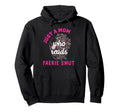 Romantasy Book Lover Just Mom Reads Fairie Hoodie - Trendy Graphic Unisex - T-Shirt, Sweatshirt, Hoodie