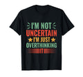 Overthinking Overthinker Funny T-Shirt - Custom Art Print Men Women - T-Shirt, Sweatshirt, Hoodie