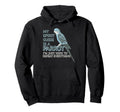 Blue Parakeet Spirit Guide Funny Hoodie - Minimalist Print for Adults - T-Shirt, Sweatshirt, Hoodie