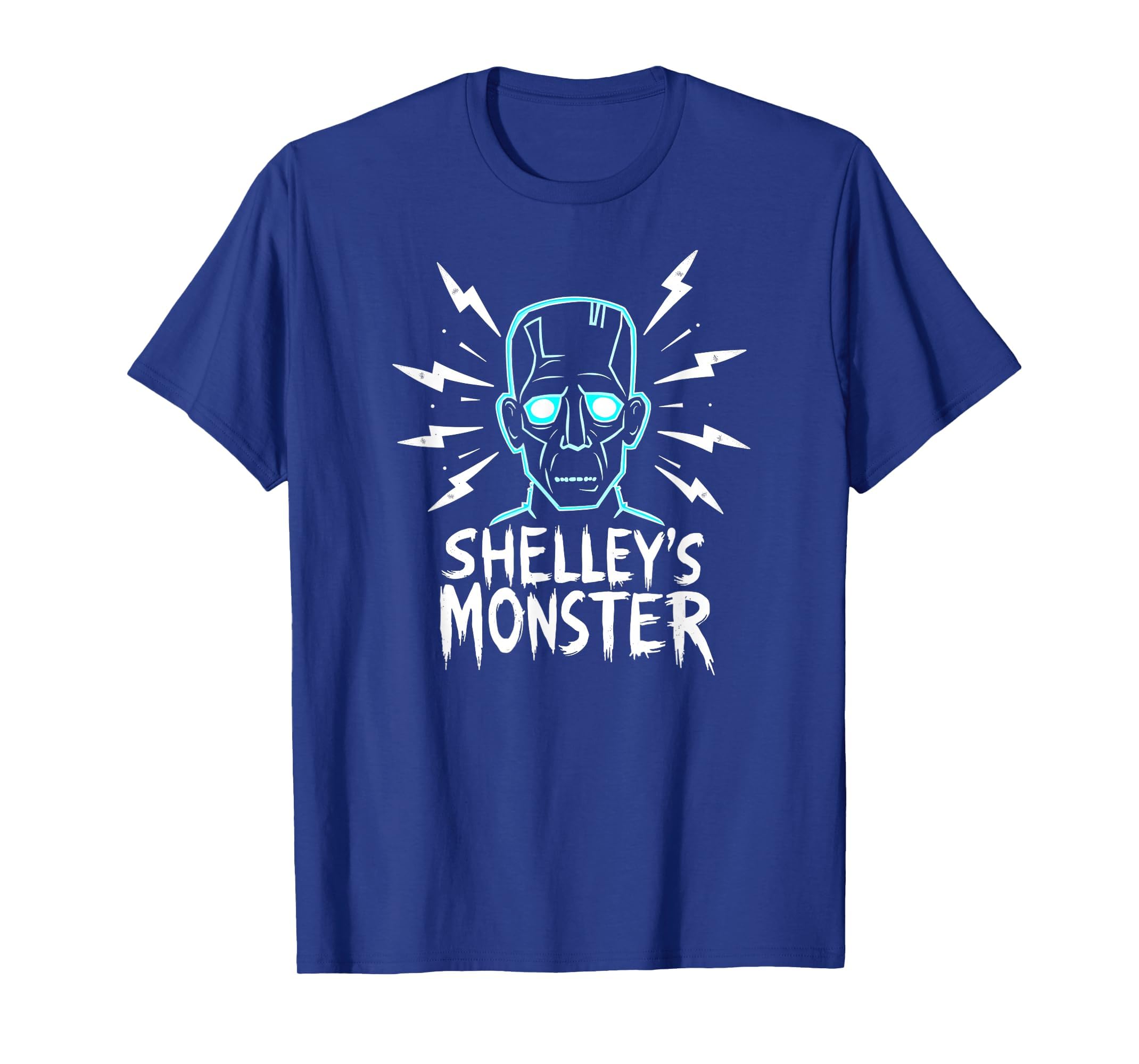 Halloween Literature Shelleys Monster Art T-Shirt - Graphic Print Unisex - T-Shirt, Sweatshirt, Hoodie