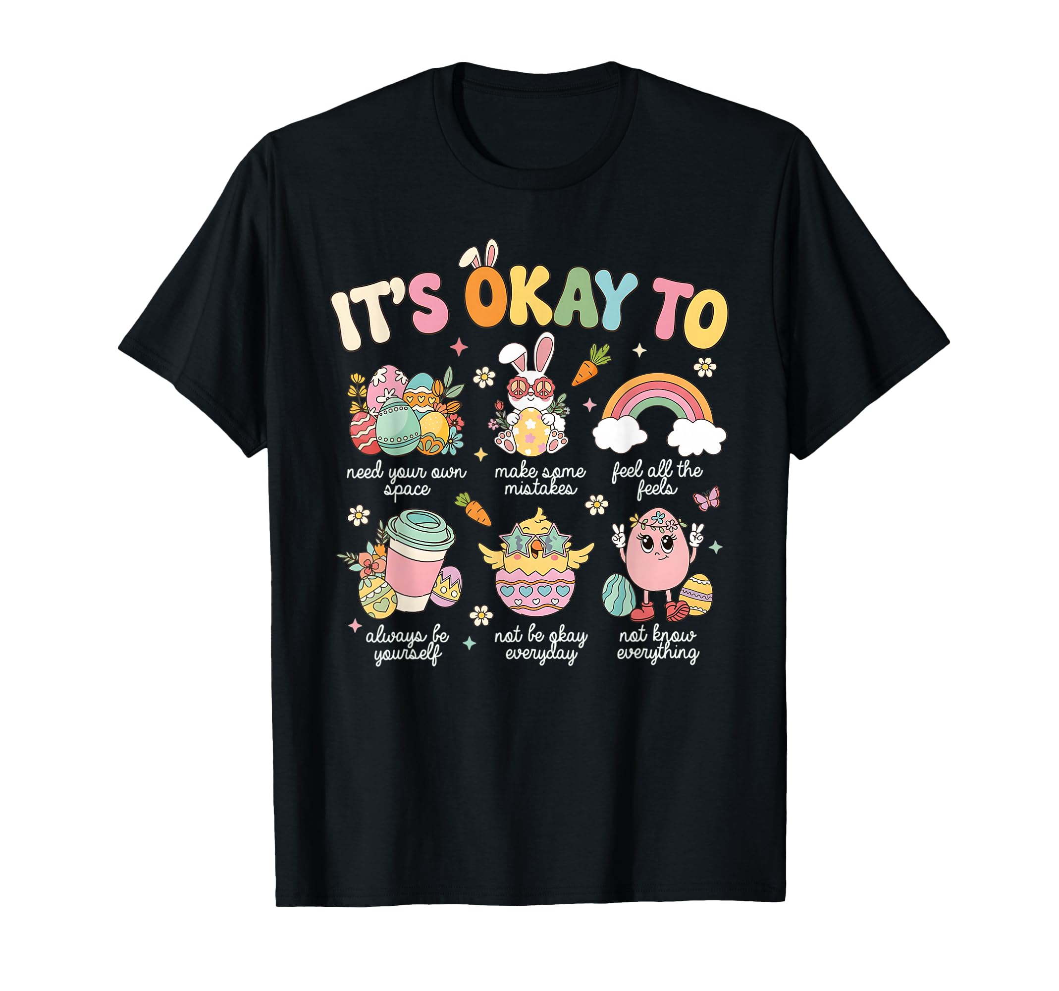 Its Okay To Feel Counselor Mental T-Shirt - Novelty Apparel Men Women - T-Shirt, Sweatshirt, Hoodie
