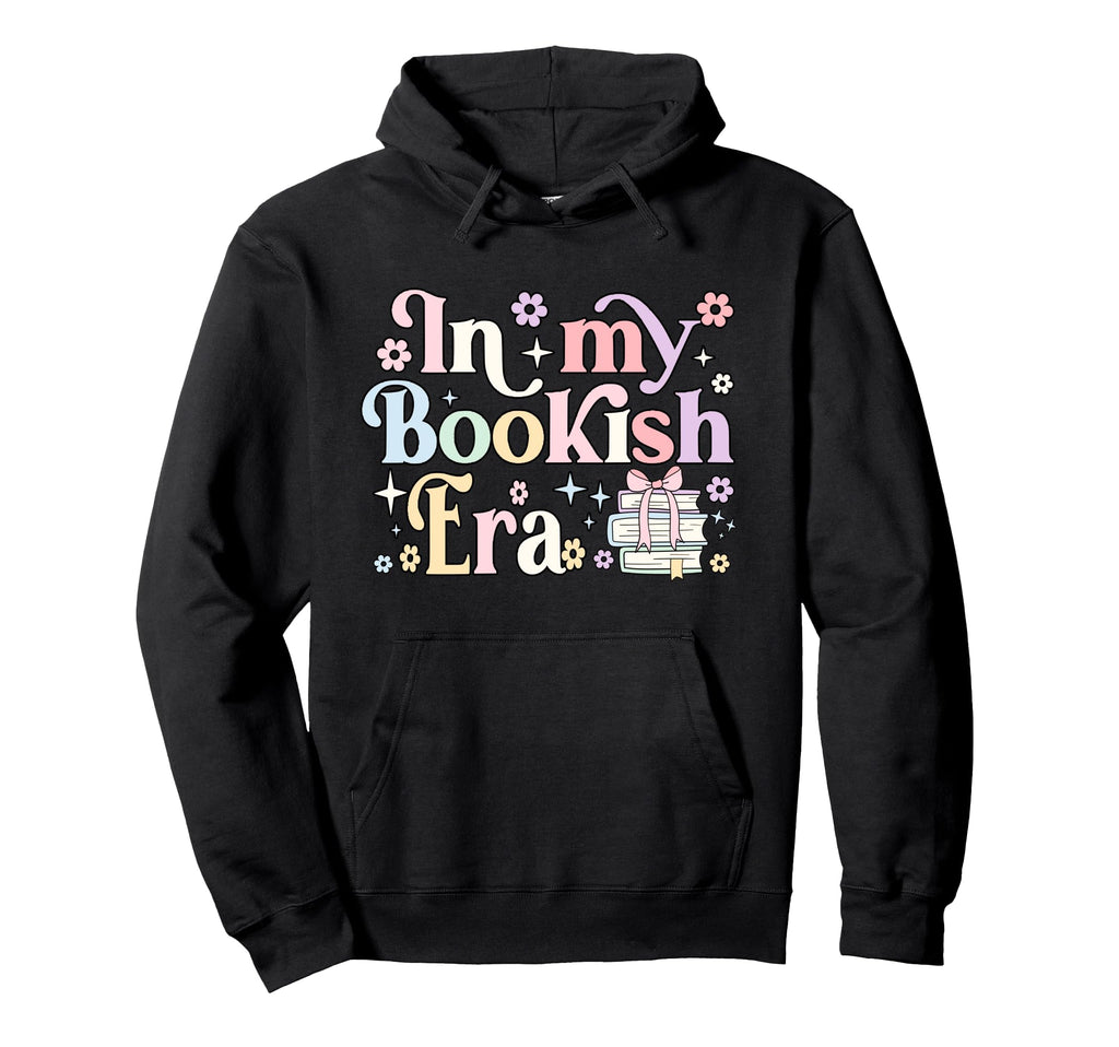 My Bookish Era Book Lover Pastel Hoodie - Unique Graphic Men Women - T-Shirt, Sweatshirt, Hoodie