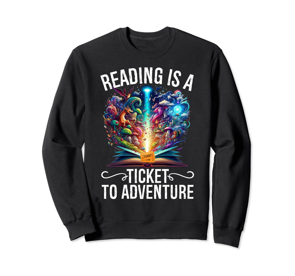 Reading Adventure Library Student Sweatshirt - Custom Art Print Unisex - T-Shirt, Sweatshirt, Hoodie