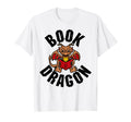 Book Dragon Reading Book Funny Dragon T-Shirt - Custom Art Print Men Women - T-Shirt, Sweatshirt, Hoodie