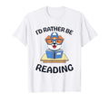 Dog Book Lover Nerdy Geek Bookworm Id T-Shirt - Graphic Print Unisex - T-Shirt, Sweatshirt, Hoodie