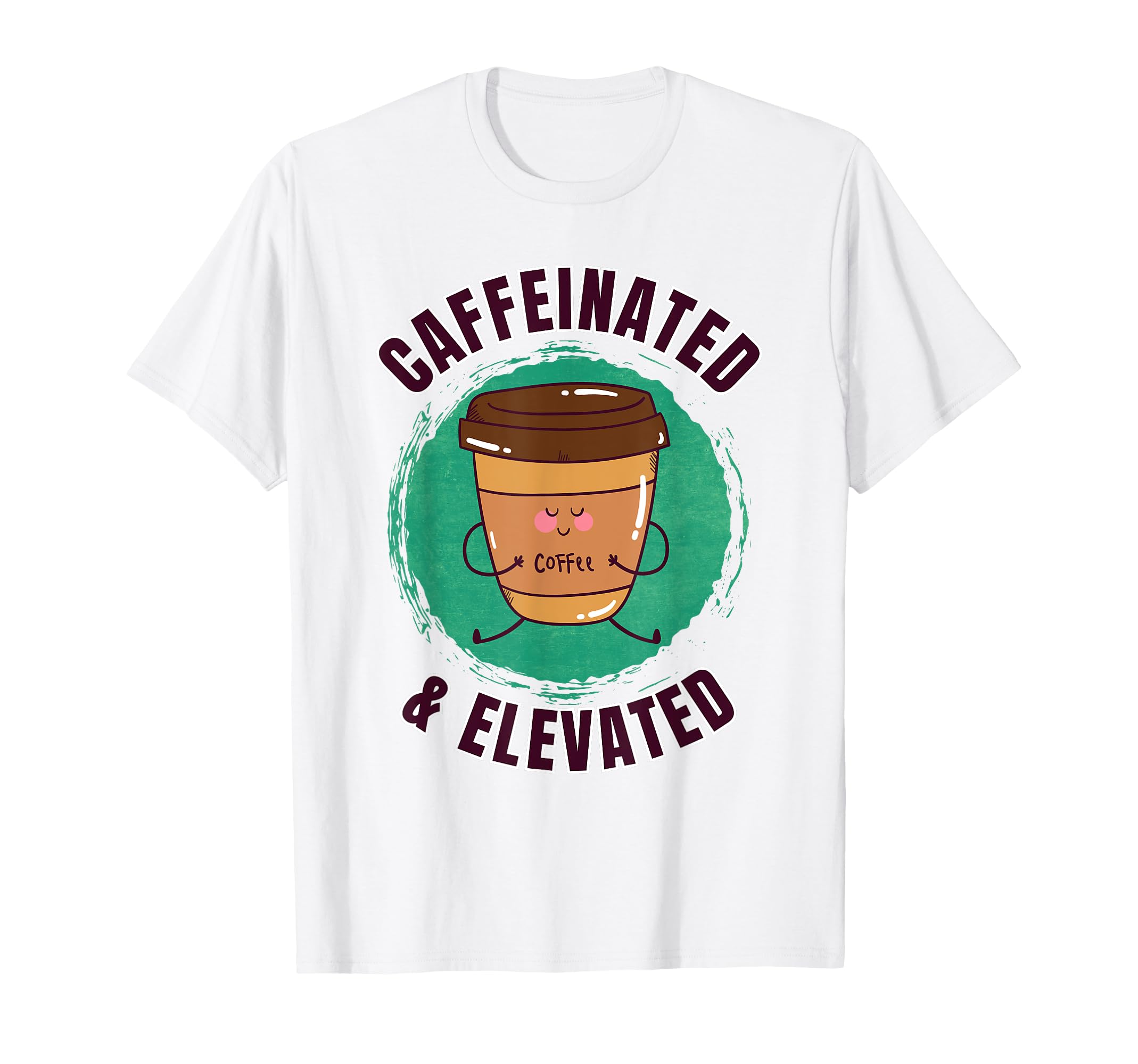 Funny Coffee Motivation Yoga T-Shirt - Graphic Print for Adults - T-Shirt, Sweatshirt, Hoodie