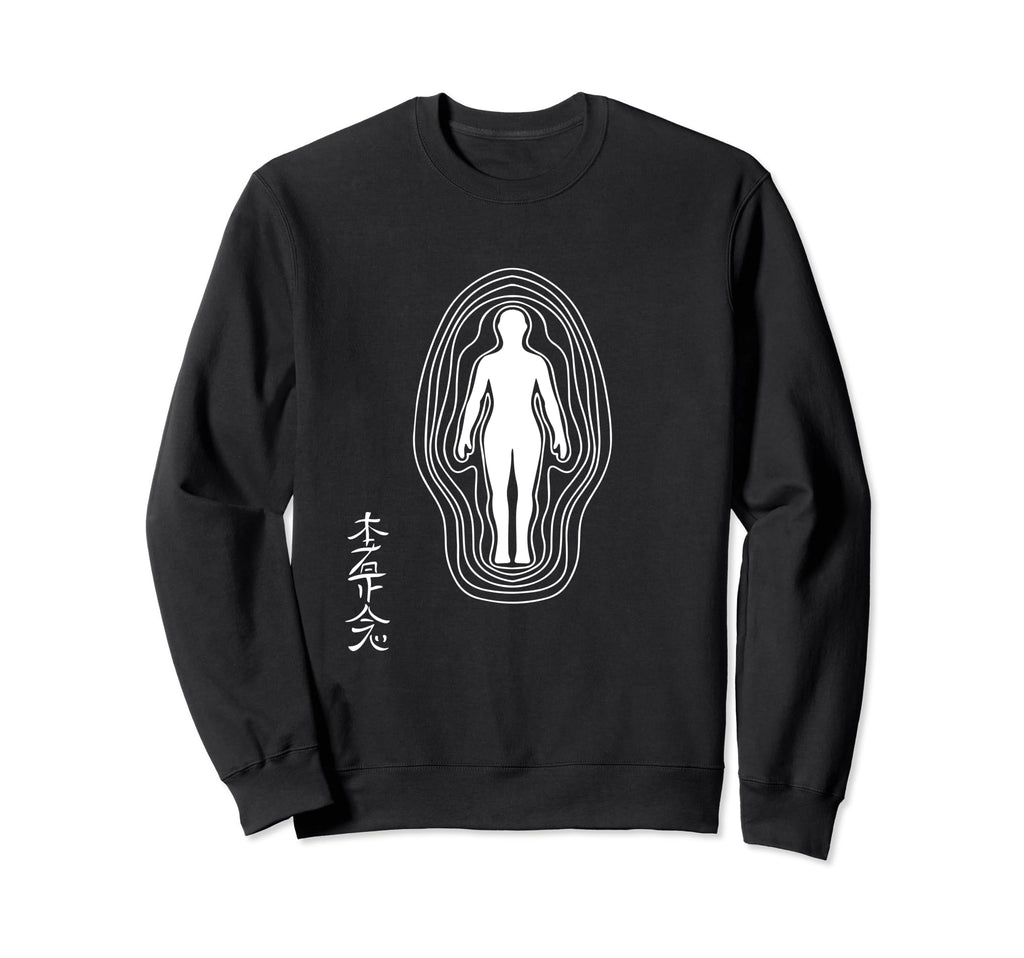 Zen Japan Mindfulness Meditation Vibe Sweatshirt - Unique Graphic Men Women - T-Shirt, Sweatshirt, Hoodie