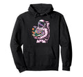 Cosmic Bibliophile Astronaut Hoodie - Fun Novelty Design for Adults - T-Shirt, Sweatshirt, Hoodie