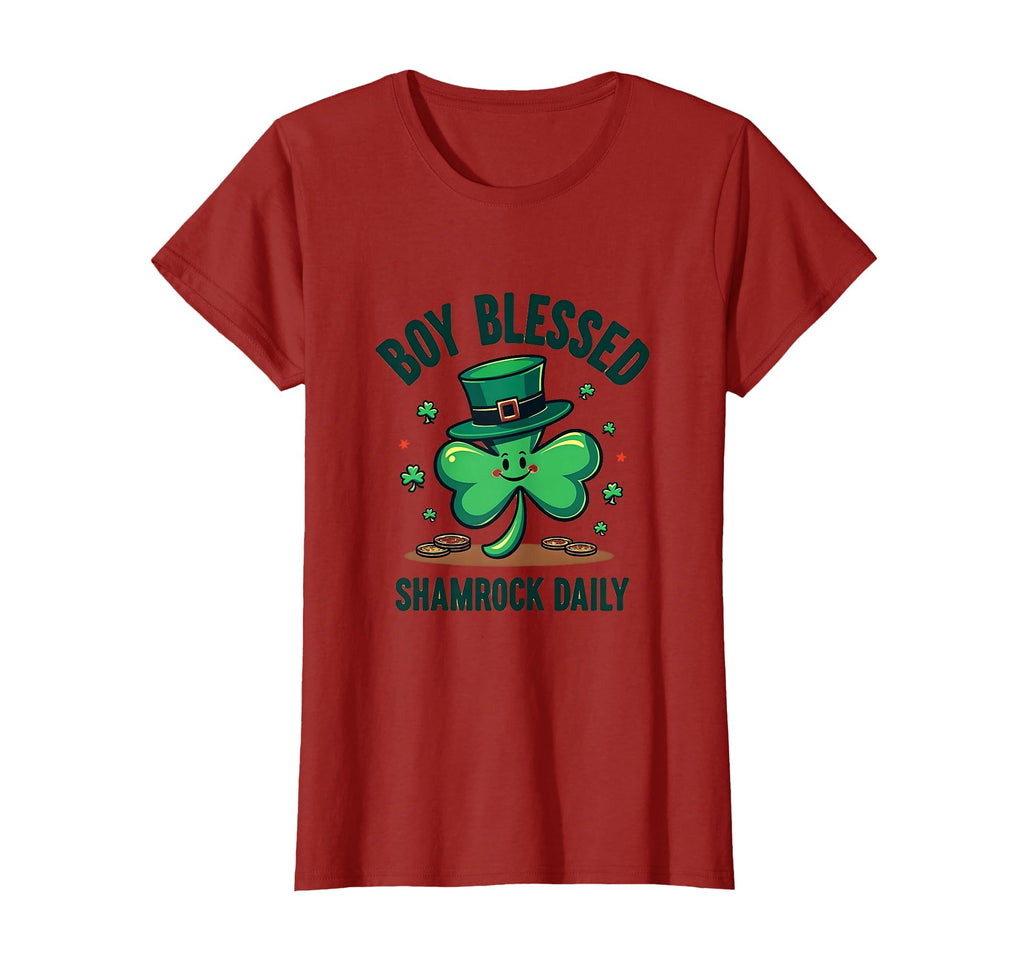 Blessed Shamrock Daily St Patricks T-Shirt - Trendy Graphic Unisex - T-Shirt, Sweatshirt, Hoodie