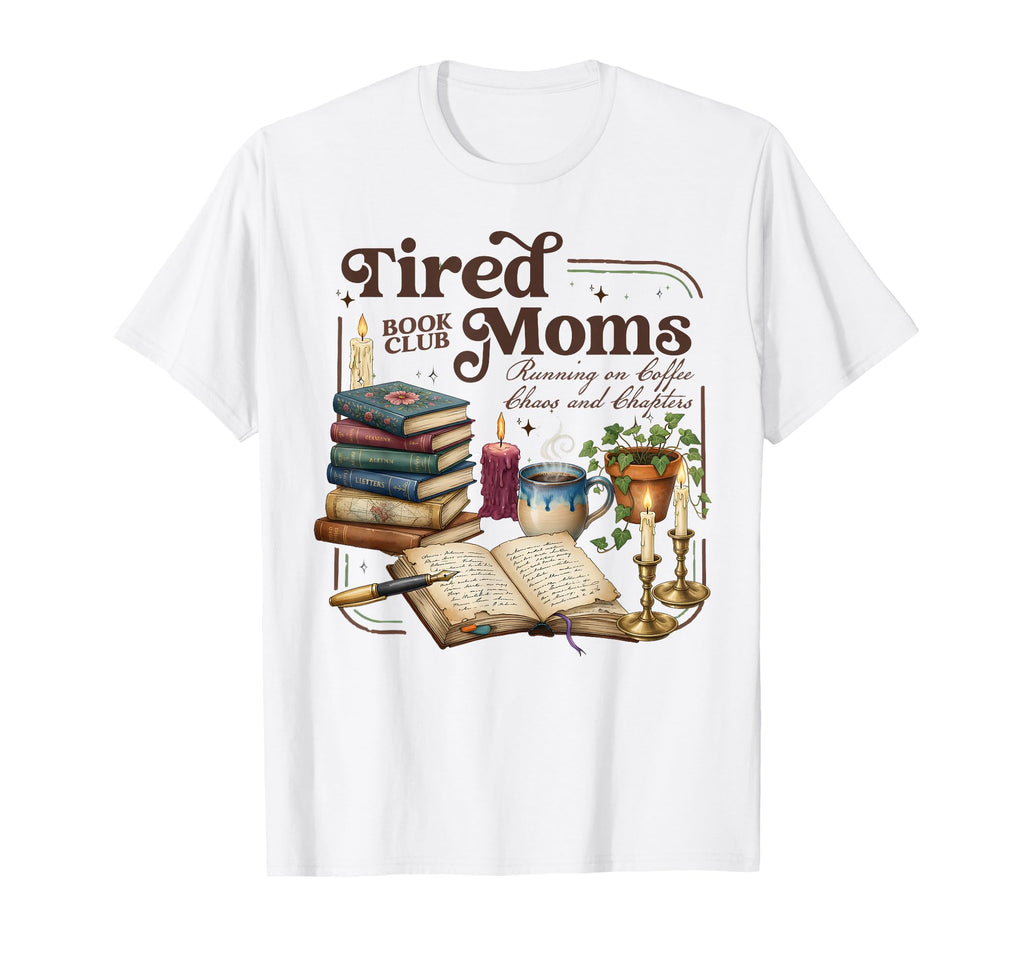 Mom Life Motherhood Book Reading T-Shirt - Aesthetic Graphic for Adults - T-Shirt, Sweatshirt, Hoodie