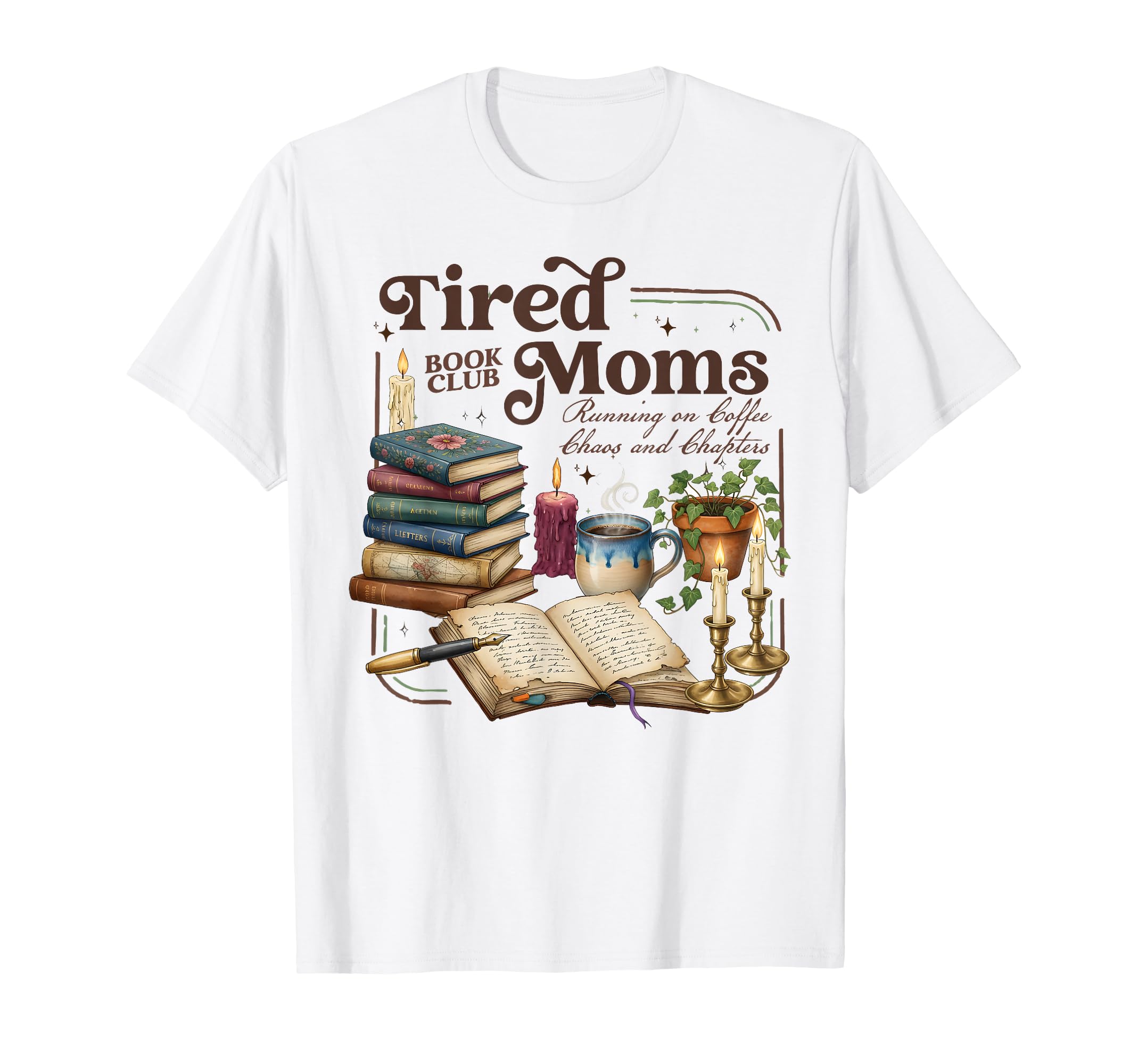 Mom Life Motherhood Book Reading T-Shirt - Aesthetic Graphic for Adults - T-Shirt, Sweatshirt, Hoodie
