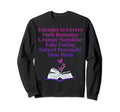 Bibliophile Romance Book Genre Sweatshirt - Unique Graphic Unisex - T-Shirt, Sweatshirt, Hoodie