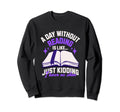 Funny Reading Art Reading Book Sweatshirt - Minimalist Print Men Women - T-Shirt, Sweatshirt, Hoodie
