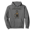 Hold Partner Im Overstimulated Cowboy Cat Hoodie - Unique Graphic Unisex - T-Shirt, Sweatshirt, Hoodie