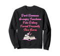 Bibliophile Romance Book Genre Sweatshirt - Fun Novelty Design for Adults - T-Shirt, Sweatshirt, Hoodie