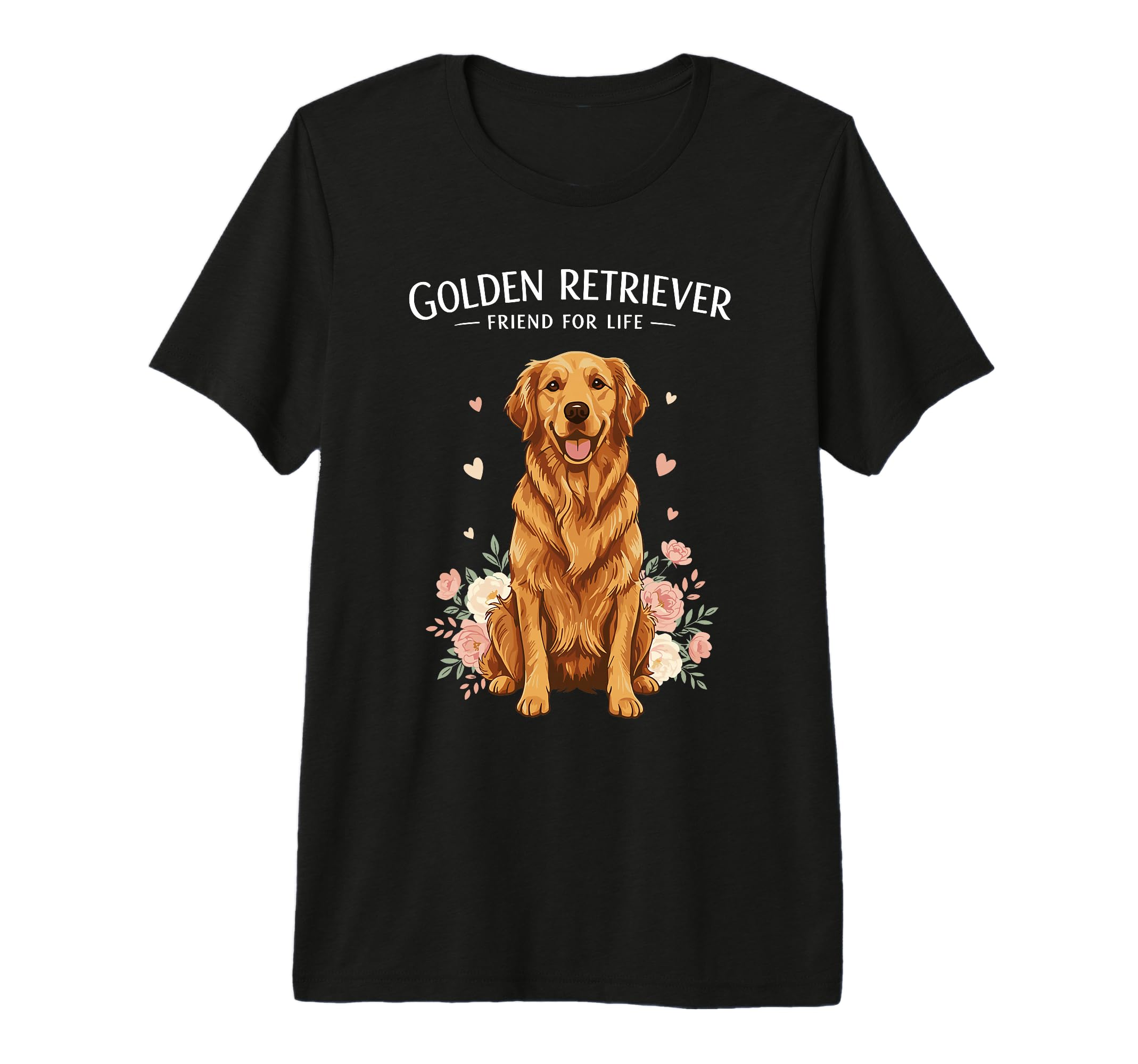 Golden Retriever Friend Life Dog Therapy T-Shirt - Trendy Graphic Unisex - T-Shirt, Sweatshirt, Hoodie