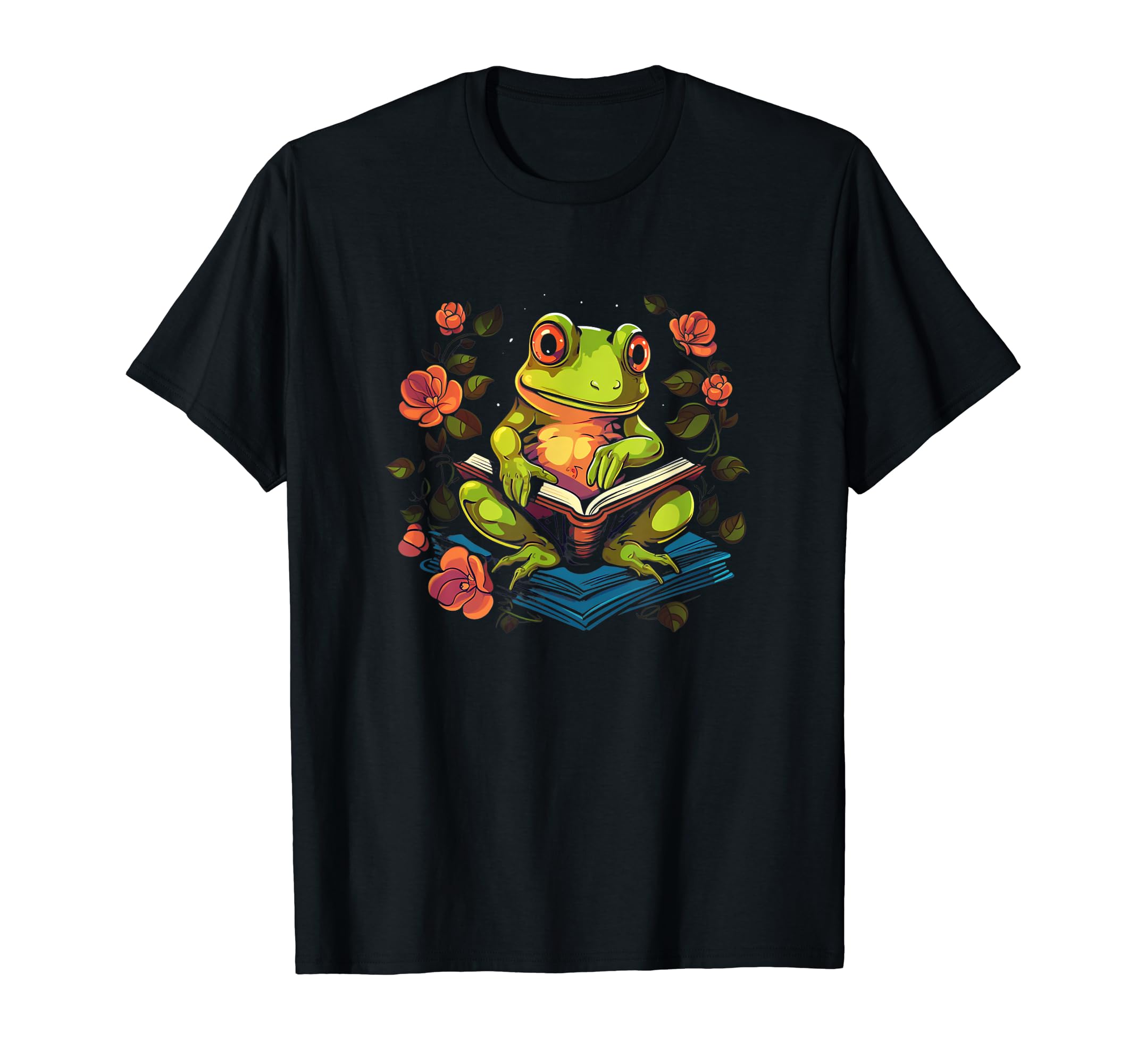 Frogs Nature Lover Reading Literature T-Shirt - Novelty Apparel Unisex - T-Shirt, Sweatshirt, Hoodie