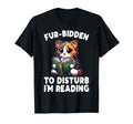 Reading Book Cat Library Reading Teacher T-Shirt - Aesthetic Graphic Unisex - T-Shirt, Sweatshirt, Hoodie