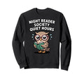 Night Reader Society Owl Book Lover Sweatshirt - Graphic Print Unisex - T-Shirt, Sweatshirt, Hoodie