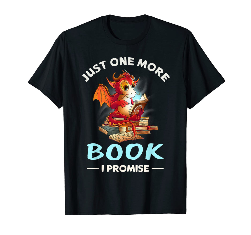 Dragon Reading Books Library Books T-Shirt - Novelty Apparel Unisex - T-Shirt, Sweatshirt, Hoodie