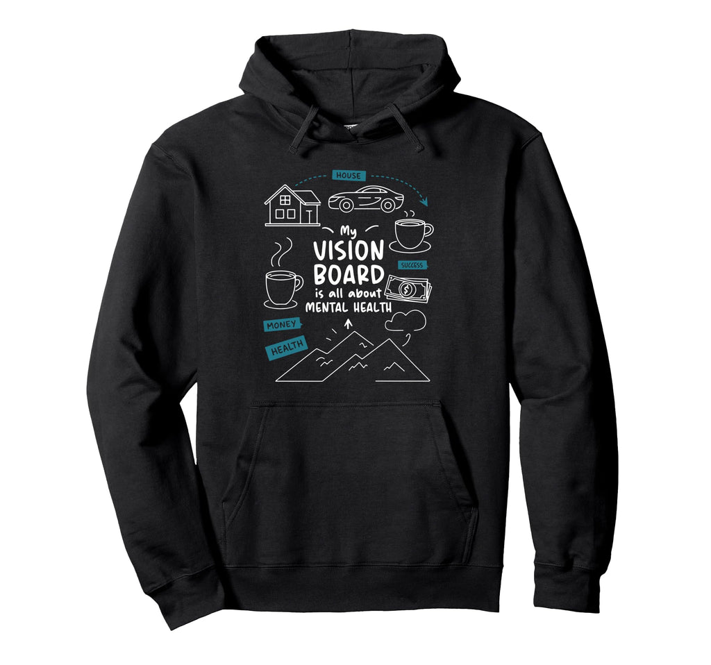 Suicide Prevention Ribbon Support Mental Hoodie - Graphic Print for Adults - T-Shirt, Sweatshirt, Hoodie
