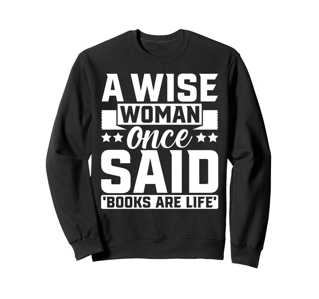 Book Lover Bookworm Storytelling Sweatshirt - Minimalist Print for Adults - T-Shirt, Sweatshirt, Hoodie