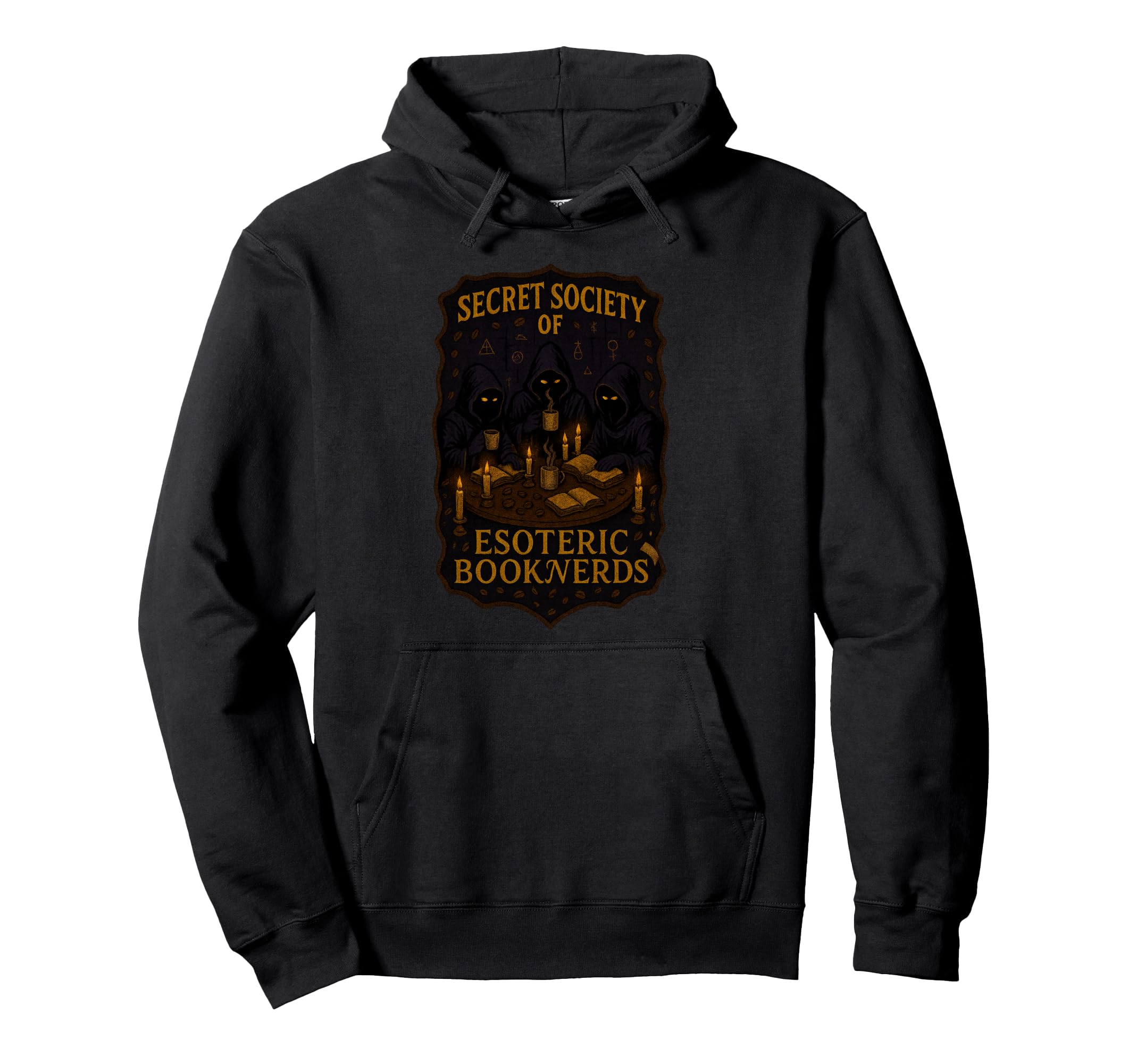 Esoteric Book Club Coffee Academic Hoodie - Unique Graphic Men Women - T-Shirt, Sweatshirt, Hoodie