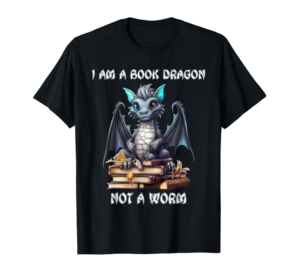 Im Book Dragon Not Bookworm T-Shirt - Unique Graphic Unisex - T-Shirt, Sweatshirt, Hoodie