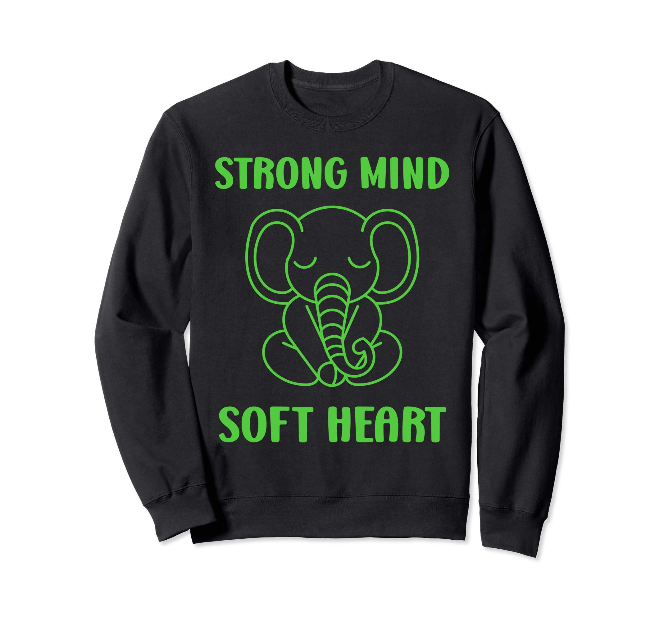Animal Strong Mind Soft Heart Mental Sweatshirt - Aesthetic Graphic Unisex - T-Shirt, Sweatshirt, Hoodie