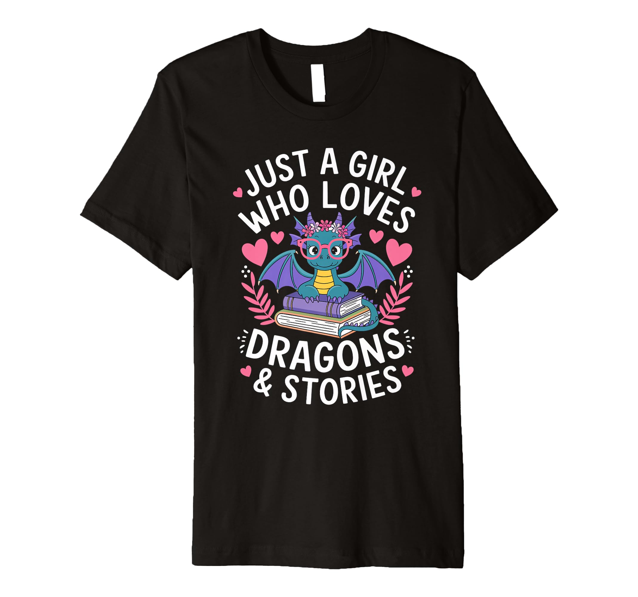 Just Who Love Dragon Story Book T-Shirt - Custom Art Print Men Women - T-Shirt, Sweatshirt, Hoodie