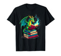 Bookworm Book Dragon School Sweatshirt - Streetwear Style for Adults - T-Shirt, Sweatshirt, Hoodie