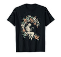 Reading Fairy Bookworm Floral Moon T-Shirt - Streetwear Style for Adults - T-Shirt, Sweatshirt, Hoodie