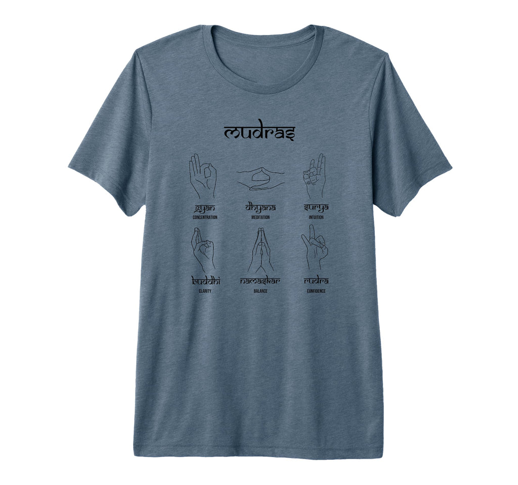 Hasta Mudra Yoga Asana Pranayama T-Shirt - Minimalist Print Men Women - T-Shirt, Sweatshirt, Hoodie