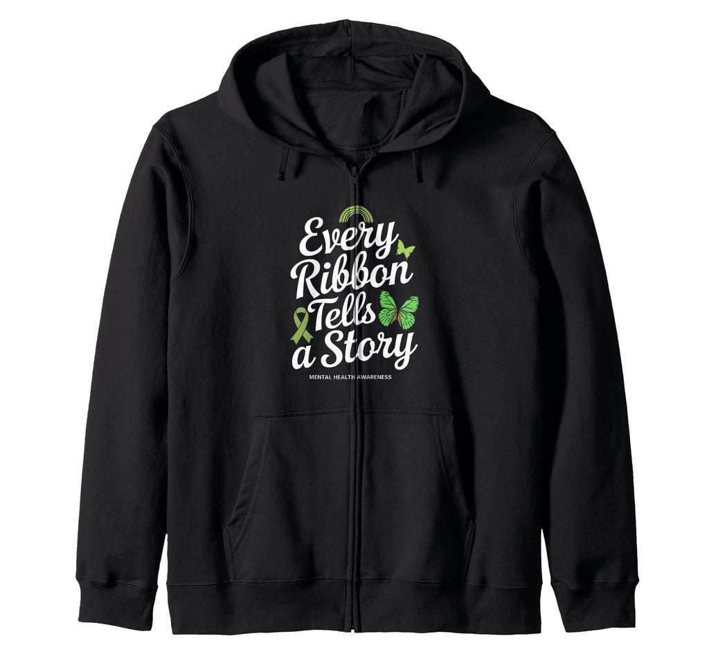 Mental Health Awareness Month Green T-Shirt - Minimalist Print Men Women - T-Shirt, Sweatshirt, Hoodie